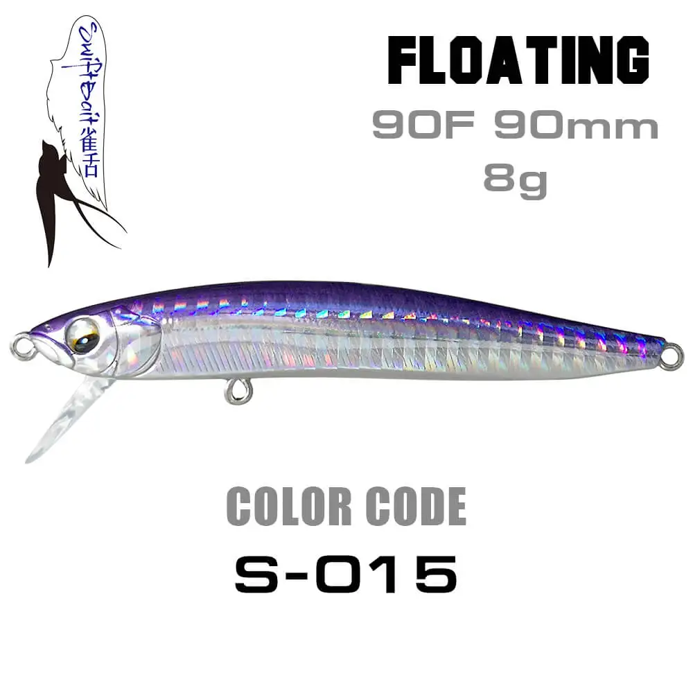 Новинка SFT рыболовные приманки инновационный встроенный пружинный Тип твердая рыба приманка SWIFTBAIT - Цвет: 90F-S015