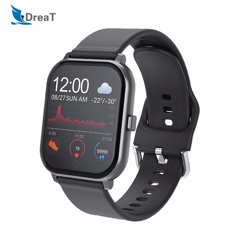 

Smart Watch Android Watches Men Waterproof SmartWatch for Women Fitness Bracelet Waterproof Wristband T55 Pk Q9 for Ios Phones