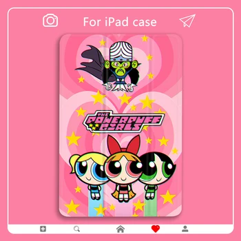 

Cartoon cases 10 2 ipad 7th generation case Powerful Girls for ipad pro 11 case 2020 PU Leather Mini 2 Hard Back Cover For Air 3