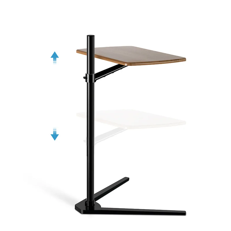 Movable UP-8T Aluminum 7-20 inch Laptop Floor Stand Height Adjustable bedside Lapdesk Sofa Desk for Tablet PC Notebook MJ1103