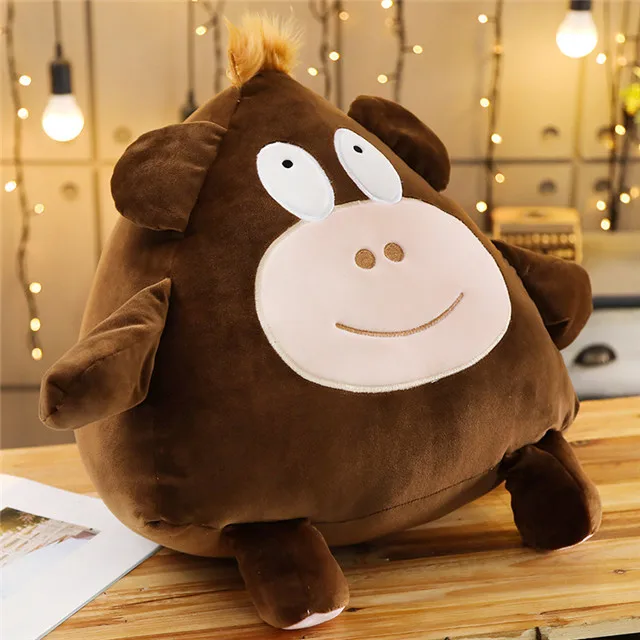 orangutan 45 см милый динозавр плюшевая игрушка змея плюшевая игрушка-животное кошка подушка в форме коров Рождественский подарок для детей каваи подарки ко дню Валентина - Цвет: orangutan