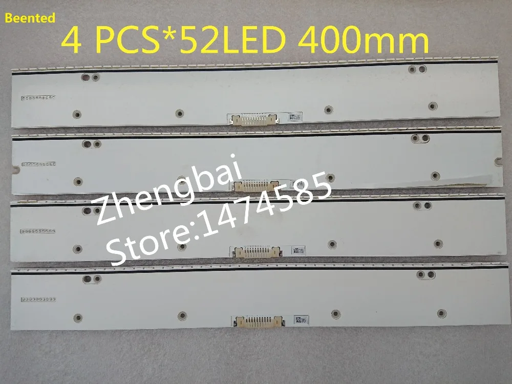 

4 PCS/set 52LED 400mm LED backlight strip BN96-30667A 30667A for 65 Inch TV UN65HU9000 UN65HU8700 2014svs65 7032snb U900 52LED