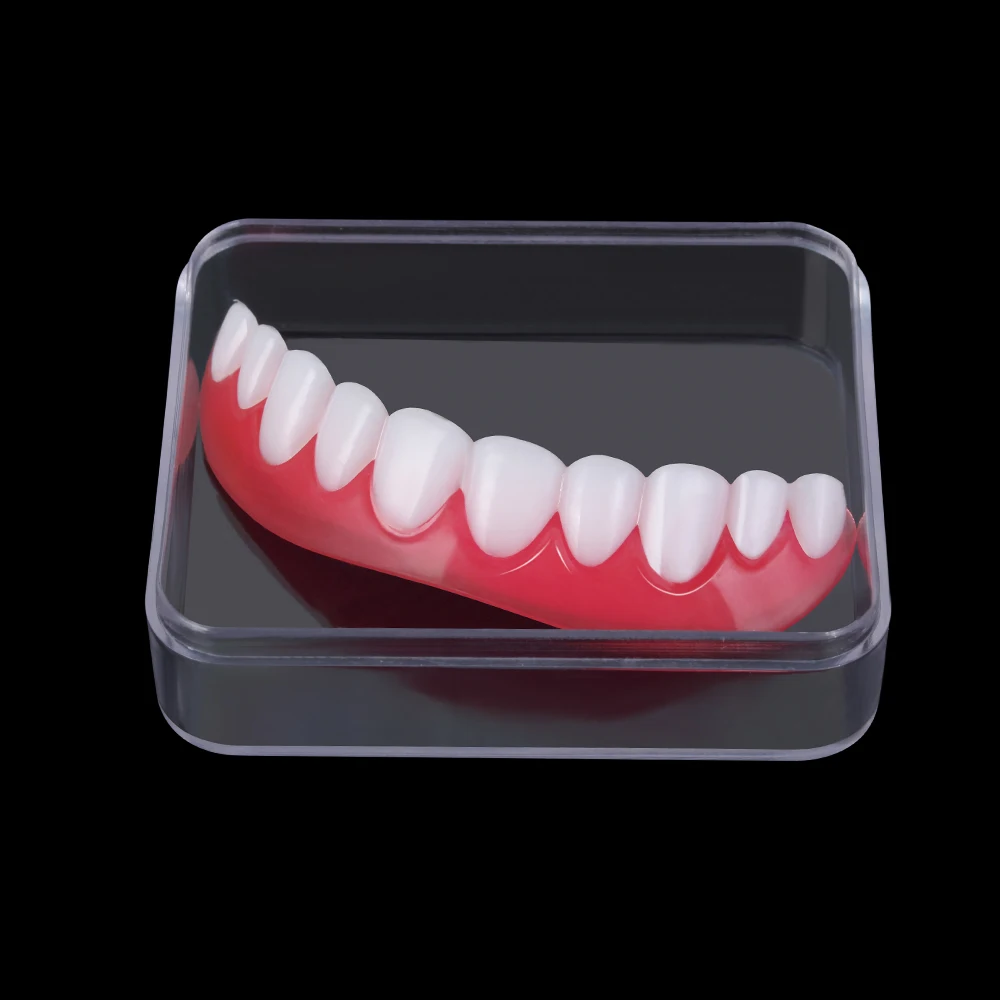 Новые горячие ложные наклейки на зубы моделирование отбеливания зубов протезы пасты подтяжки верхняя вставная челюсть инструмент идеальная улыбка зубы виниры