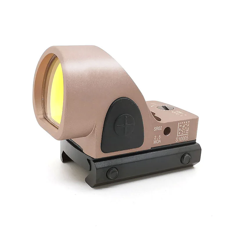 DE SOTAC-GEAR мини RMR SRO Red Dot прицел страйкбол/охотничий рефлекторный прицел подходит 20 мм Вивер рейка для коллиматора Глок/винтовка - Цвет: DE