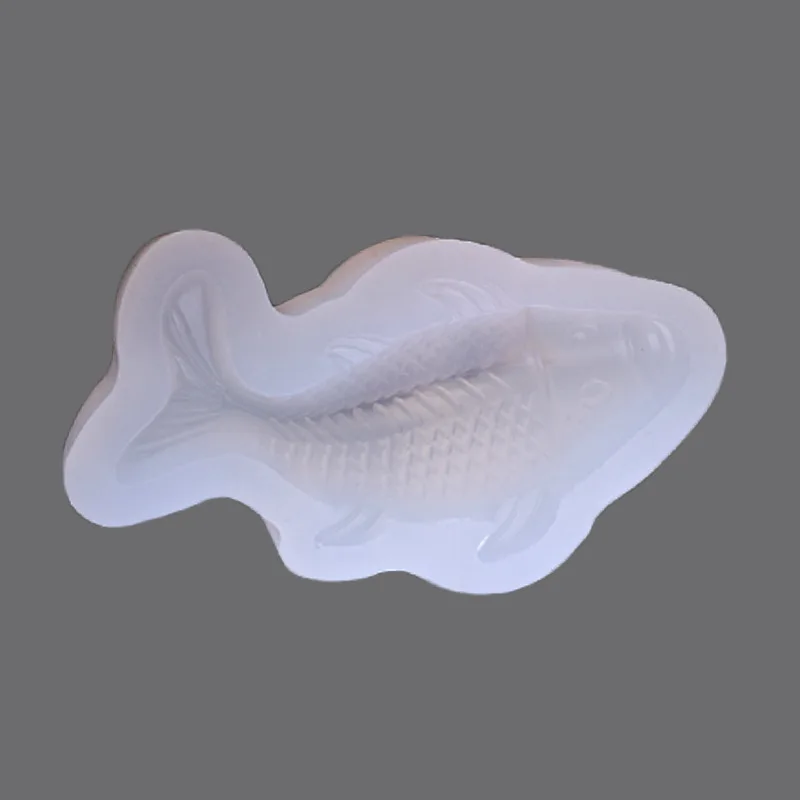 DIY инструмент для выпечки 3D Koi рыба карп форма для украшения торта силиконовая форма для шоколада кондитерских пудинга