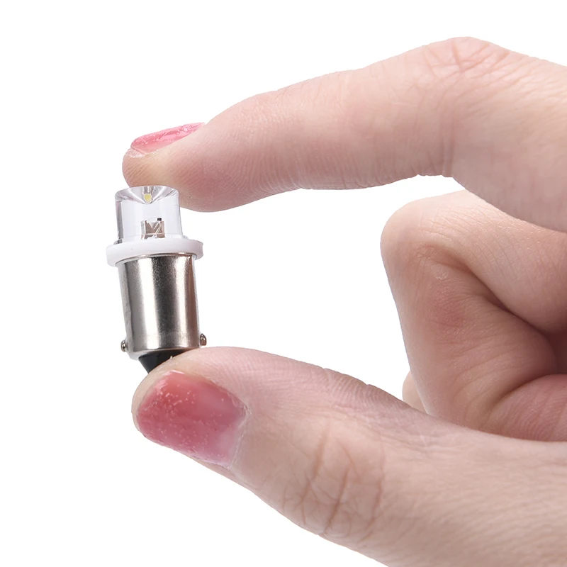 5Pcs BA9S LED Indicator Bulb License Plate Bulb 24V Ba9s 3V LED Ba9S 6V Instrument Bulb 4.5V 12V Ba9S