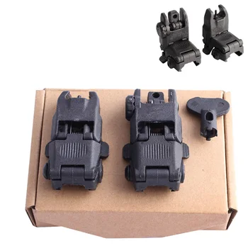 

Magorui Tactics MBUS Gen 3 Backup Sights Front & Rear Set w/ for Hunting Front Sight Tool with the Mark