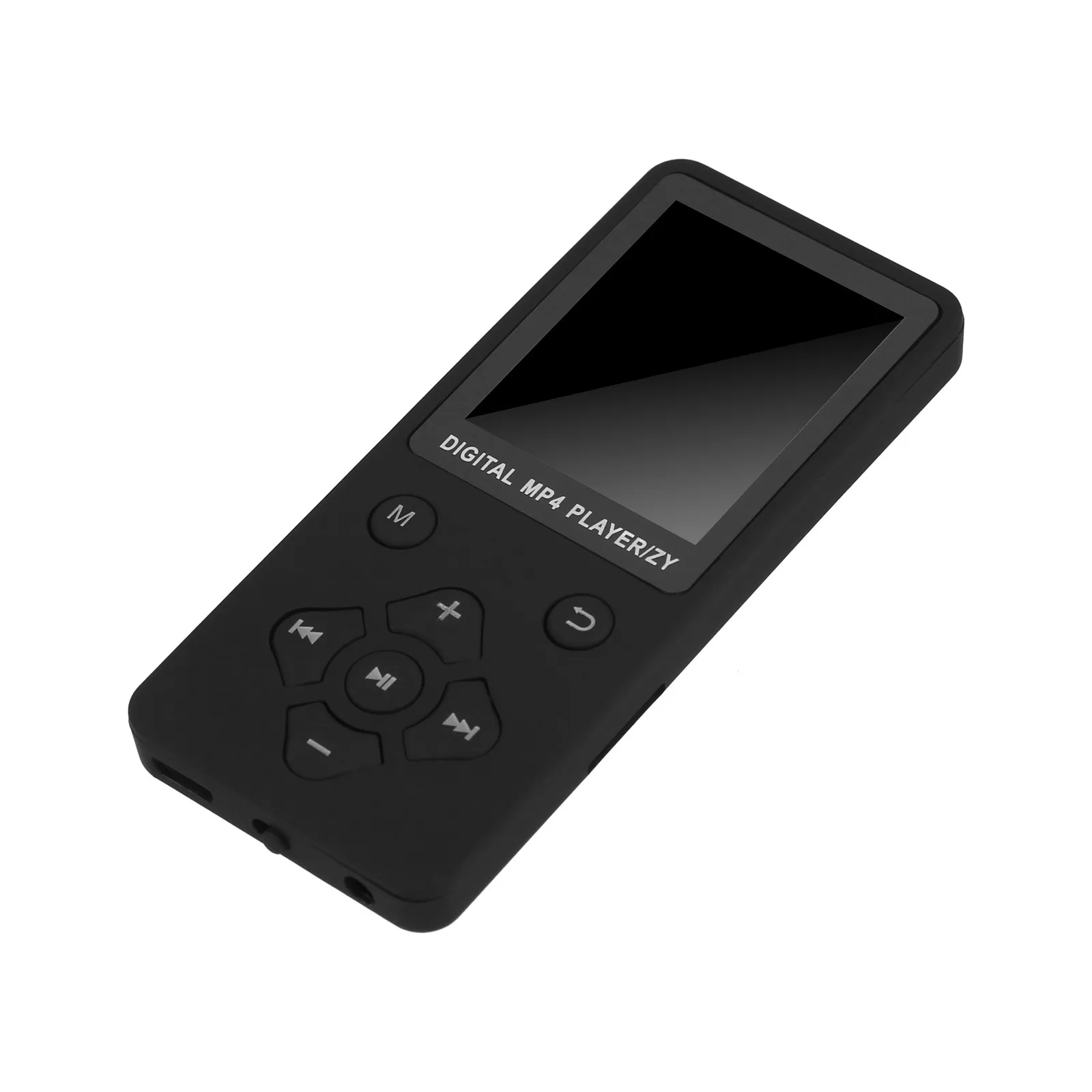 Черный Mp3 плеер с Bluetooth динамик кнопка поддерживает 32 Гб расширение мини портативный Walkman с радио Fm Запись 13 языков#20 - Цвет: Черный
