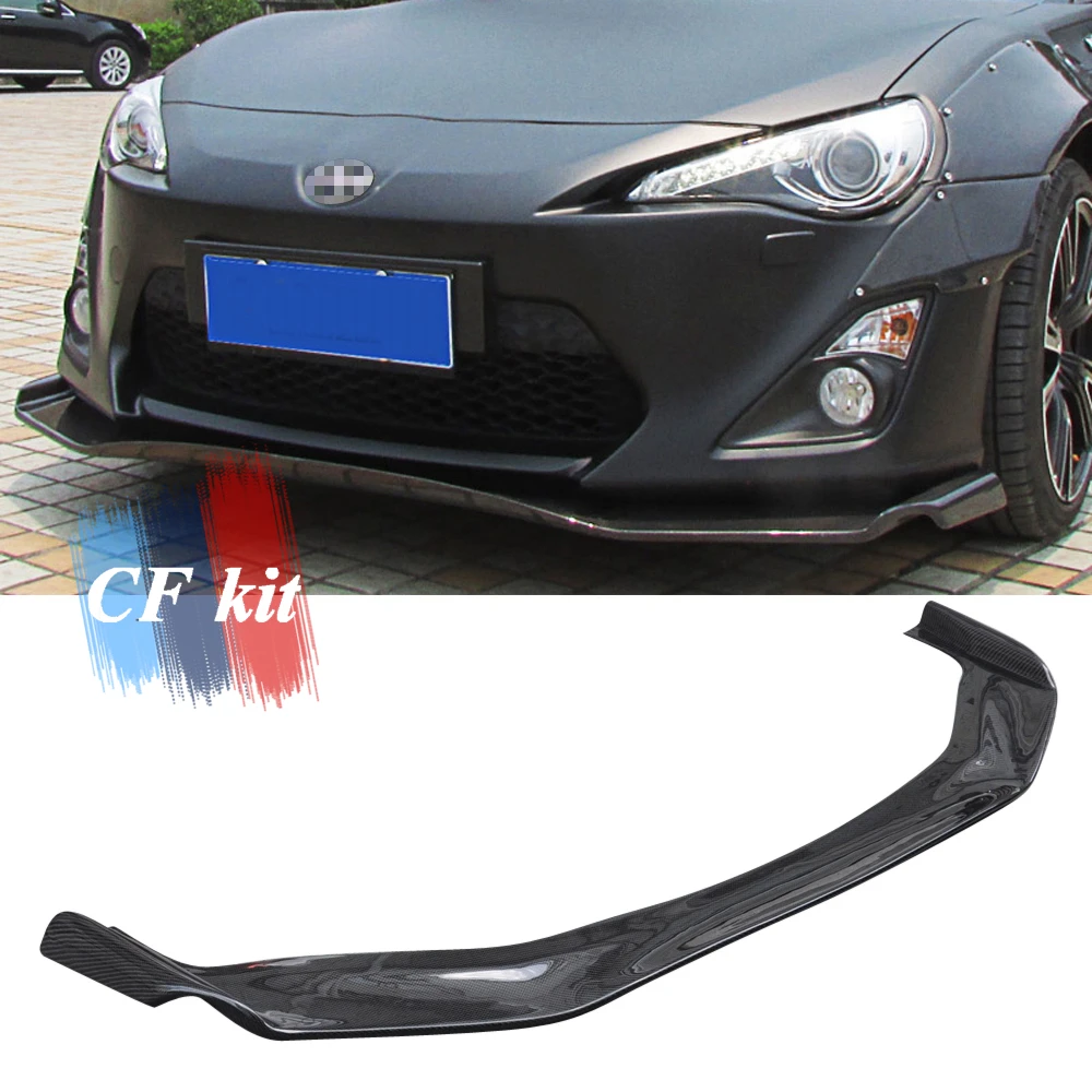 CF комплект RB Стиль переднего бампера для губ из углеродного волокна для Honda FT86 GT86 Scion FRS спойлер для автомобиля