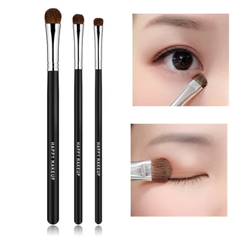 

3pcs/set Professional Eyeshadow Brush Eyeliner Eyelash Eyebrow Blusher Foundation Make up Brushes Fashion Cosmetic Brushes Tools