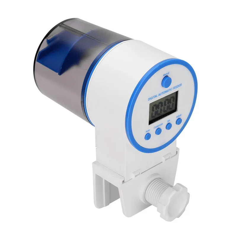 

50/100g Automatic Fish Feeder Electric Auto Fish Feeder Vacation Fish Feeder Moisture-Proof Fish Food Dispenser For Aquarium