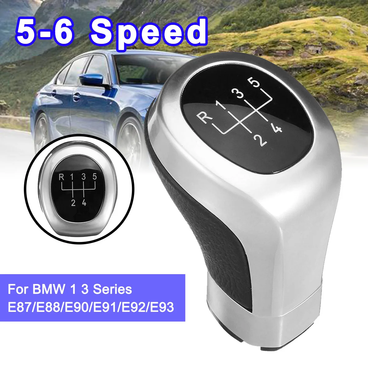 Сменная Головка рычага переключения передач для BMW 1 3 серии E81 E87 E88 E82 E90 E91 E92 E93 2005