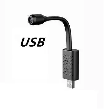 U21 HD 4K wifi USB мини-usb камера наблюдения в реальном времени ip-камера AI обнаружения человека циклическая запись мини-камера Поддержка 64G - Цвет: USB style