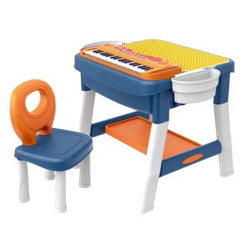 

Children Engineering Tools Pretend Play Building Block Toy Electronic Keyboard Game Table Toy Engineering Maintenance Tool Toys