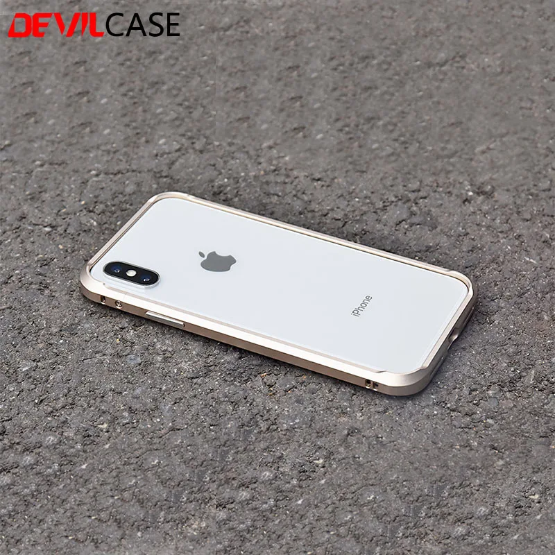 DEVILCASE для iPhone XS Max 6,5 дюймов тип один алюминиевый бампер рамка чехлы
