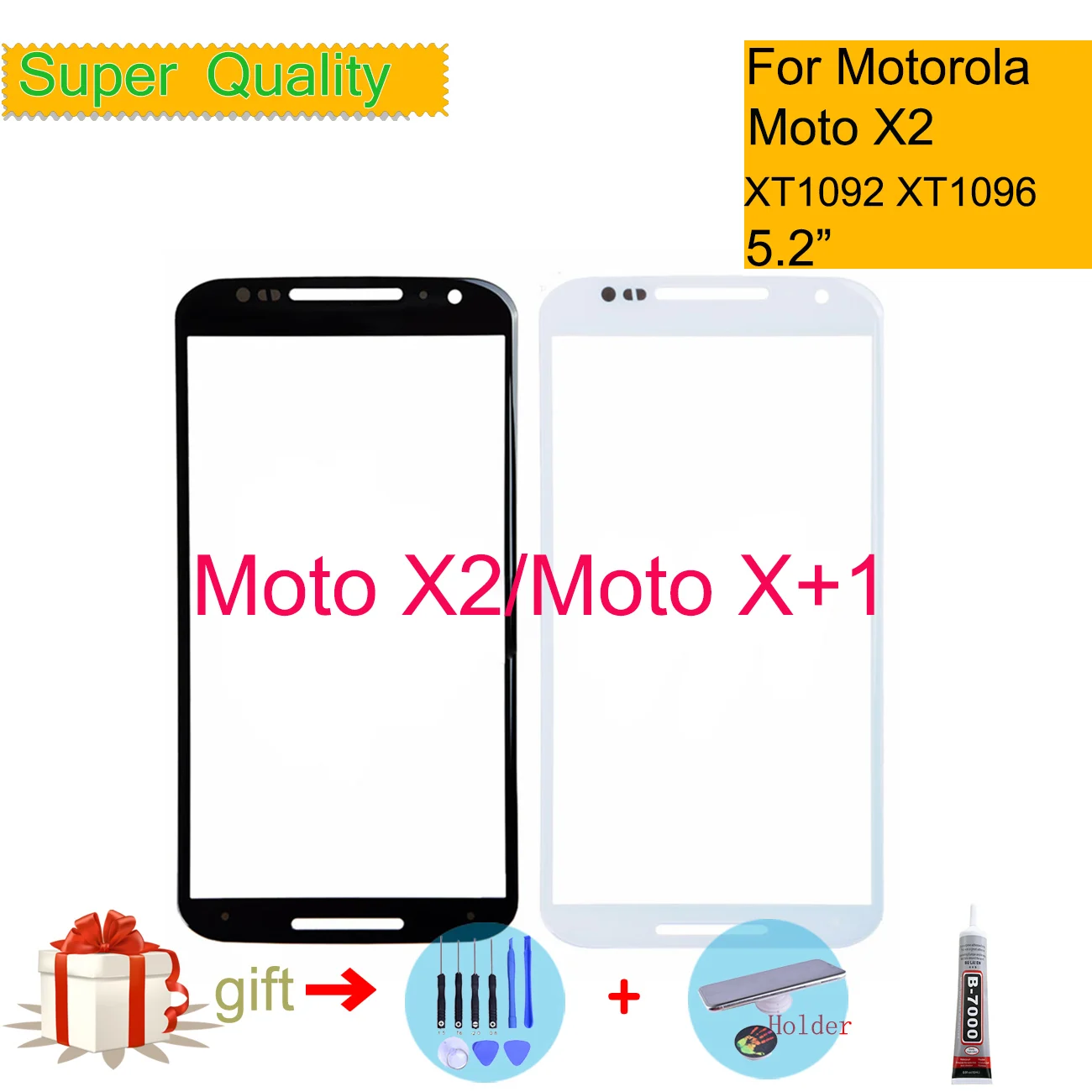 Для Motorola MOTO X2 XT1092 XT1096 XT1097 сенсорный экран передняя внешняя стеклянная панель