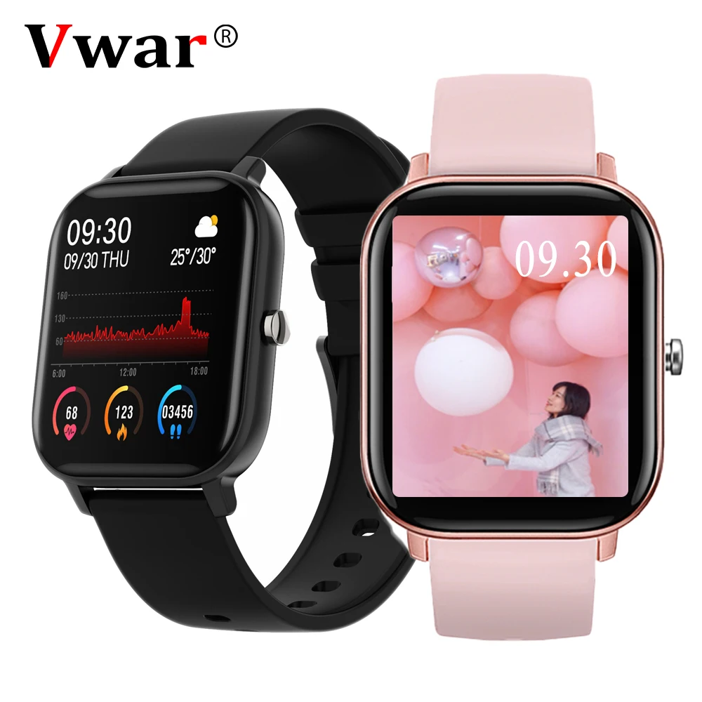 2020 Vwar P8A Smart Uhr Männer Frauen Fitness Tracker Smartwatch Herz Rate  Monitor Sport Uhren GTS für IOS Xiaomi Huawei OPPO|Smart Watches| -  AliExpress