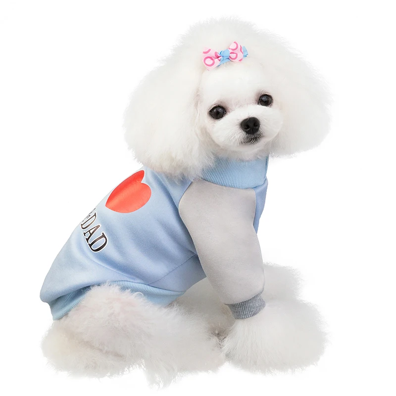 Теплая зимняя одежда с капюшоном для собак мама папа