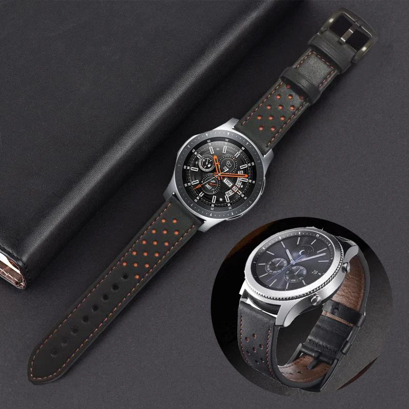 Ремешок 20 мм 22 мм для samsung galaxy watch 42 мм 46 мм gear sport S2 S3 Classic Frontier huawei gt 1 2 Band huami amazfit Bip active