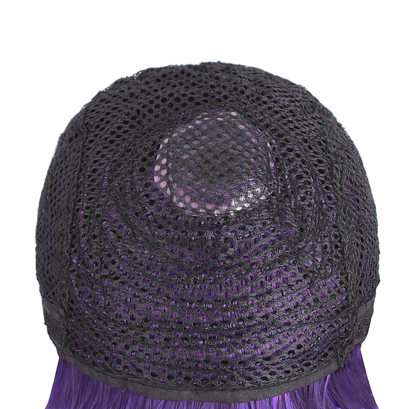 Женские синтетические волосы MapofBeauty длинные прямые темно фиолетовые 80 см|heat