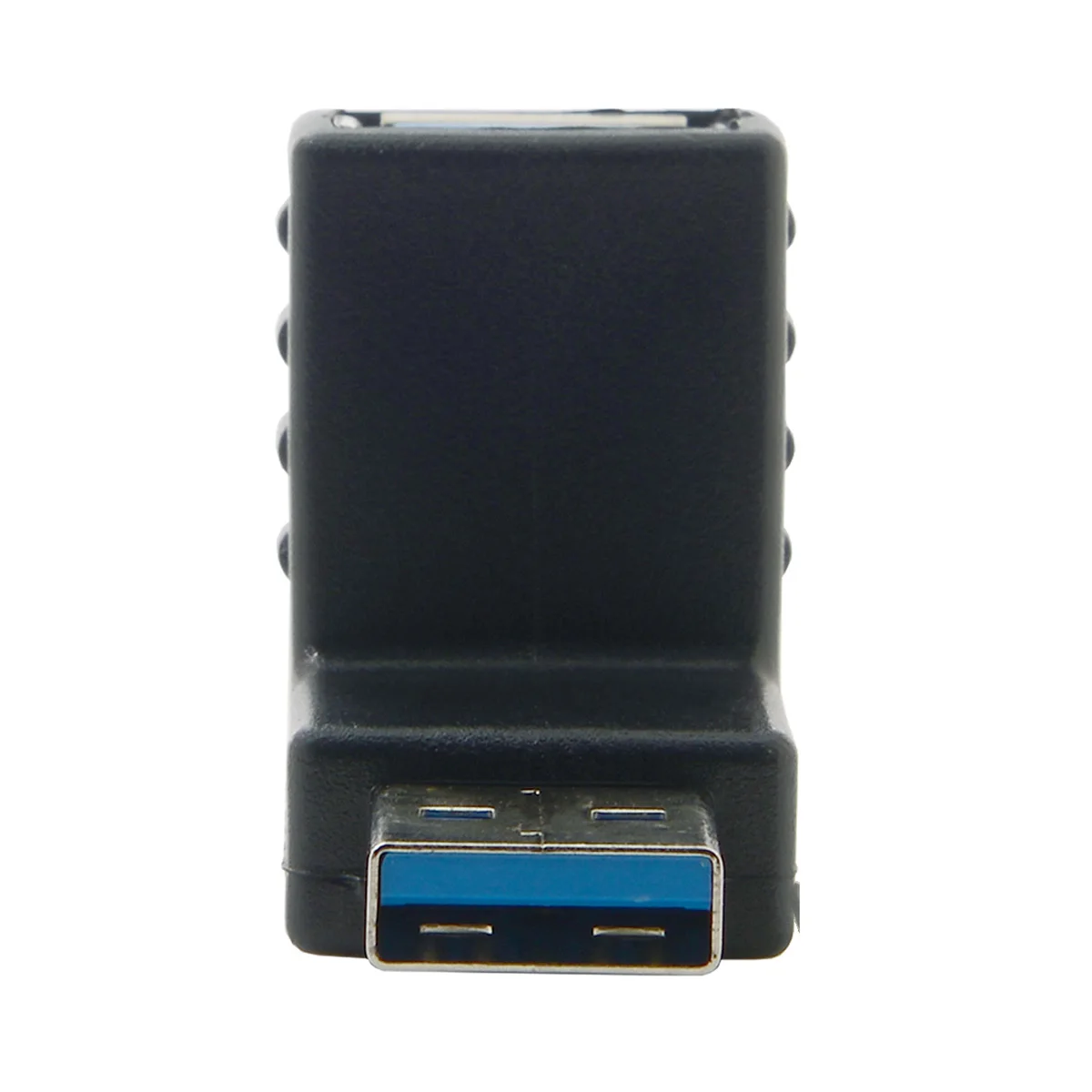 CY Супер Скоростной USB 3 0 90d M/F мужской и женский угловой адаптер Черный штекер