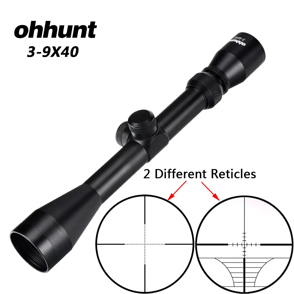 

ohhunt 3-9X40 Hunting Air Rifle Scope Wire Rangefinder Reticle Crossbow or Mil Dot Reticle Riflescope Tactical Optical Sights
