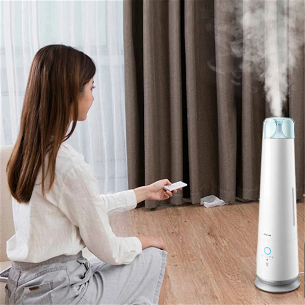 YOUPIN Bear JSQ-E45H1 4.5L 30W Standard Aromatherapy Humidifier Remote Control Double Purification Floor-style Humidifier