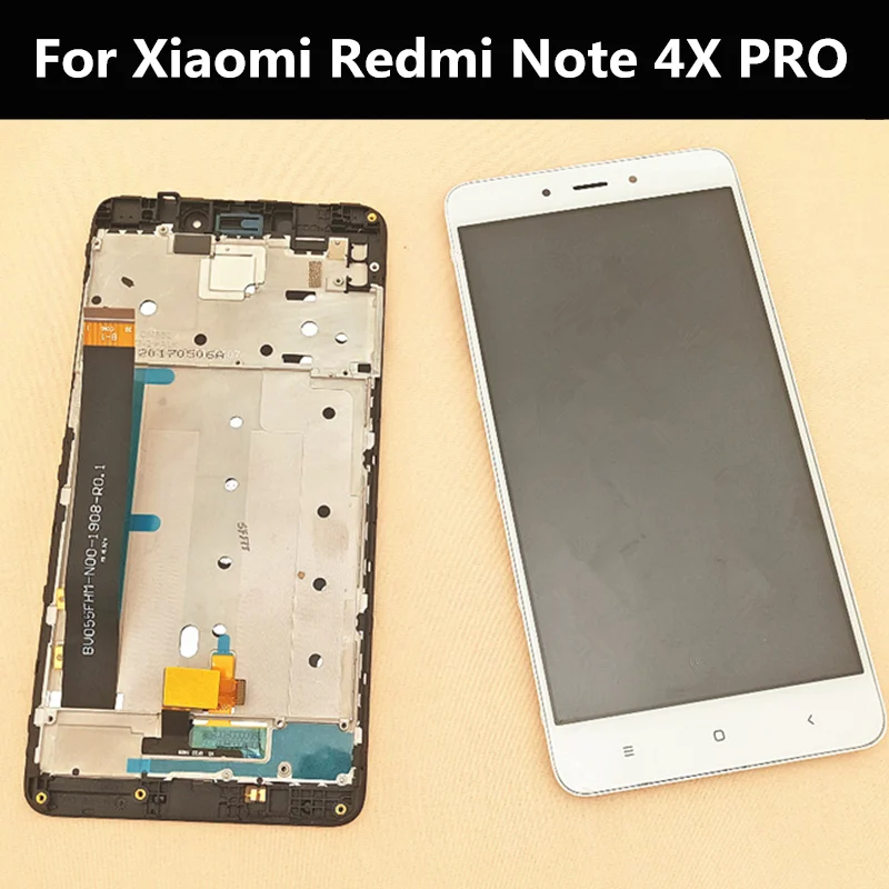 Tanie Dla Xiaomi Redmi Note 4X PRO MTK helios 4GB wyświetlacz LCD + ekran dotykowy z ramą Digitizer montaż dla Redmi Note4X LCD