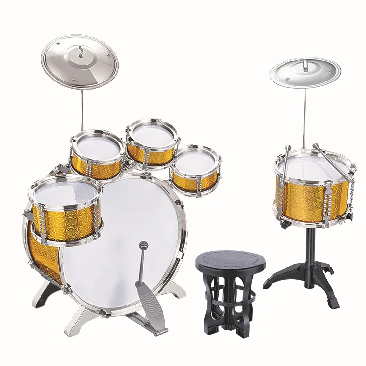 

Xin gy Children'S Educational Toy Set Jazz Drum Kit Hand Drums Drum Kit Toy Side Drum Hand