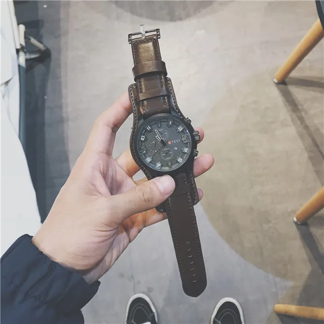 Losida часы китайская полиция спортивные часы мужские Корейская версия личности студентов спецназа большой циферблат Супер Мода