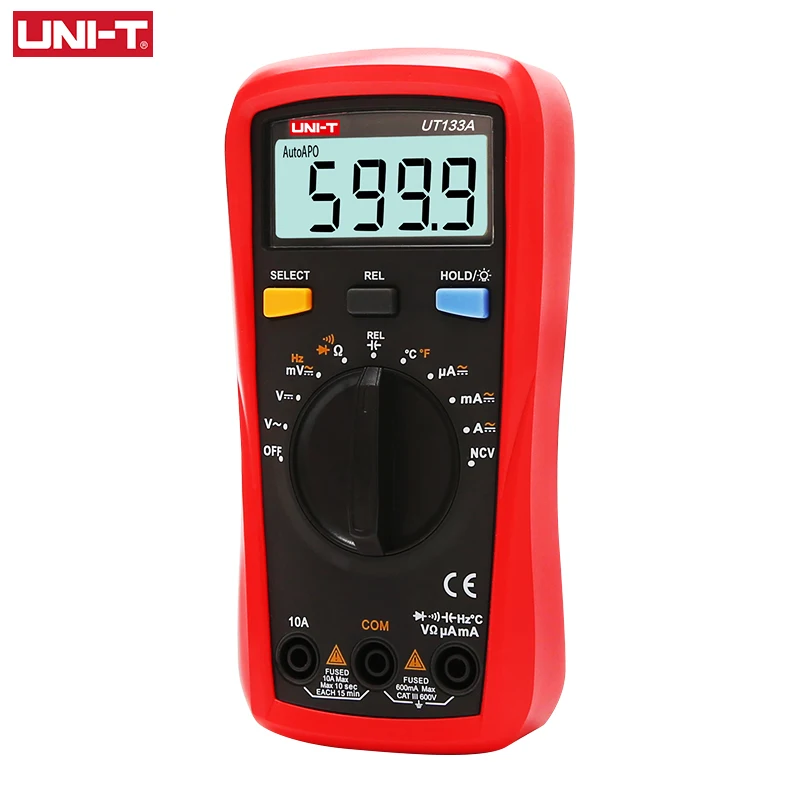 Digital Multimeter digital multimeter multimeter tester voltage meter tester analog multimeter UNI-T UT133A UT133B Professional Digital Multimeter AC DC Voltage Tester Voltmeter Ammeter Frequency Capacitance Meter