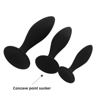 EXVOID Silicone Anal Plug Sex Toys for Women Men Gay Anus Dilator Intimate Goods Anal Beads Smooth G Spot Massager Butt Plug 6
