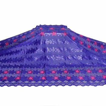 

5yards african dry lace fabric bazin riche getzer 2020 high quality jacquard guinea brocade fabric with lace ! WX72650