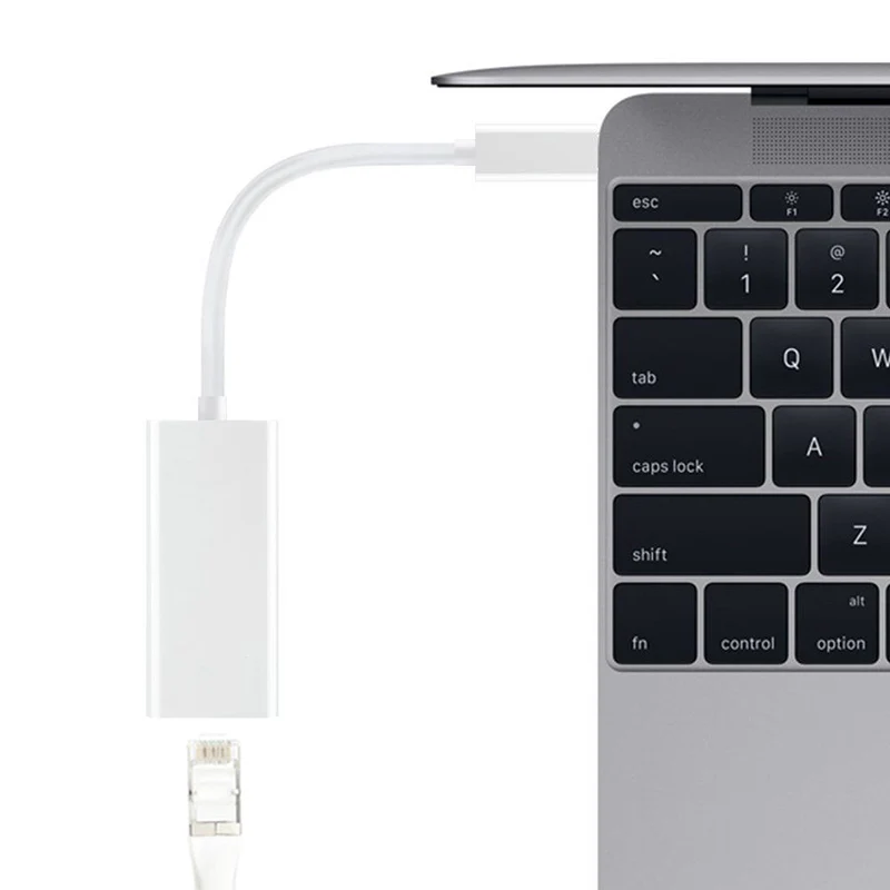Новинка внешний адаптер для кабеля Интернета RJ45 Ethernet LAN устройств MACBook и TypeC