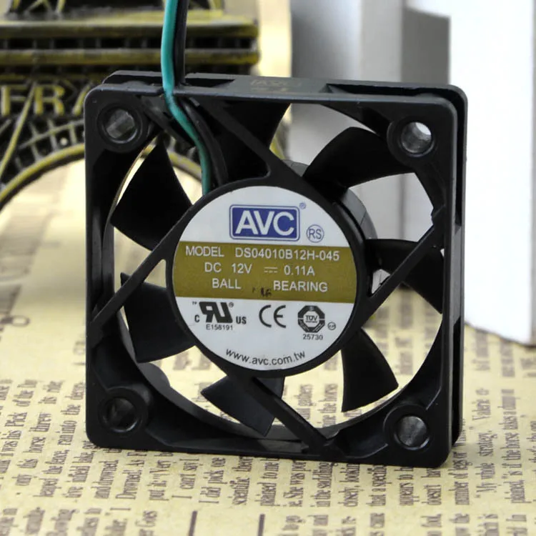 Для AVC 4010 в форме ручки с двумя шарами вентилятор 4 см 4 см 12V 0.11A DS04010B12H-045