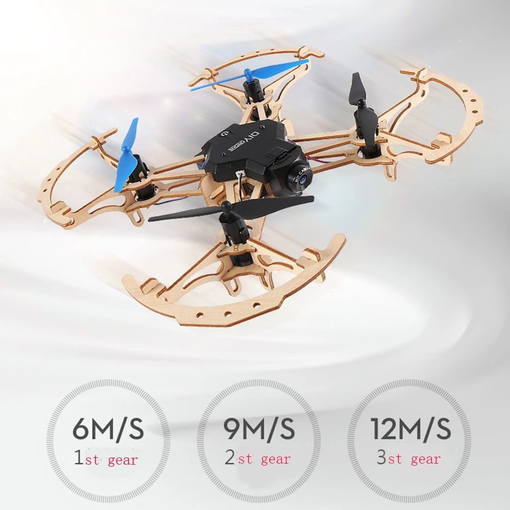 Деревянные радиоуправляемые беспилотные вертолеты DIY версия FPV с 720 P/480 P HD камерой радиоуправляемая модель обучающая машина Квадрокоптеры ZL00 дропшиппинг