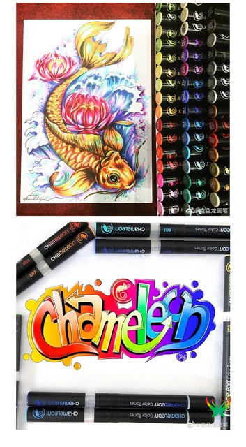 Chameleon Art Products - Colouring Book - Mandalas Gone Wild,20 Sheets,spiral  Bound Book Lays Flat For Coloring,for Alcohol Pens - Art Markers -  AliExpress