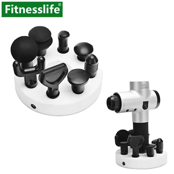 

Fascia Massage Gun Charger Base Accessories Attachment Fast Charging Battery Heads Standing Base Match Different Massage Guns