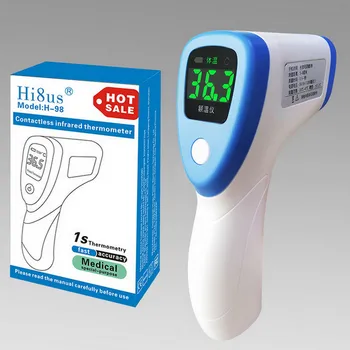 

LCD Digital Non-contact Forehead Thermometer Infrared Thermometer Temperature Gun Fever Digital Measure Tool Baby Adult Health
