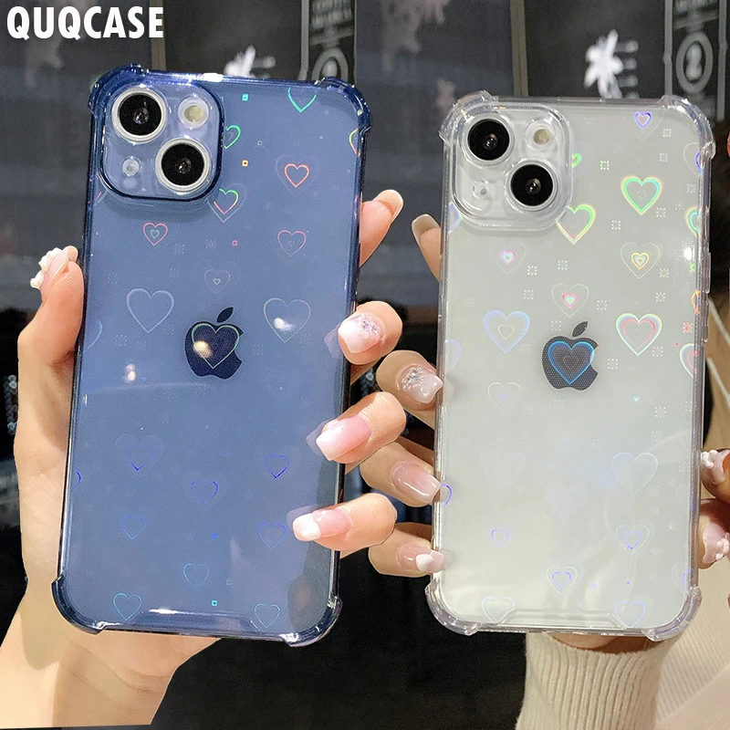 Лазерный светоотражающий голографический чехол для телефона iPhone 13 11 Pro Max 12 Mini 7 8
