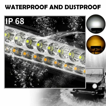 

Accessories LED Worklight 2Pcs Set 6 inches 6000 LM White Flood Car SUV