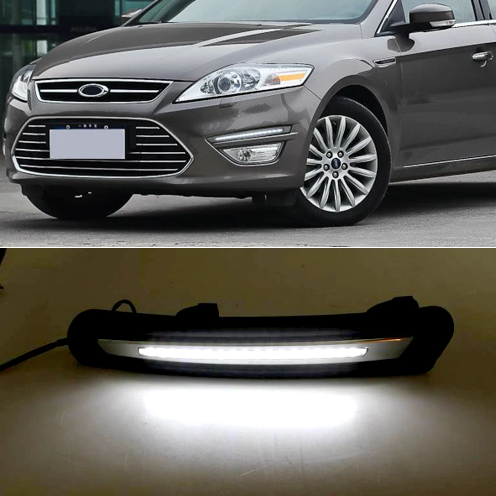 Автомобильная проблесковая 1 set/pair для Ford Mondeo 2011 2012 2013 DRL Вождения освещают