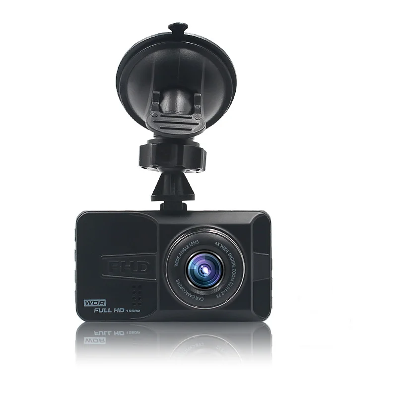 Without rear camera Семейная Автомобильная камера Dashcam, 3 дюйма, HD 1080 P, двойной объектив, Автомобильный видеорегистратор, видеорегистратор, мониторинг парковки, Автомобильный видеорегистратор, g-сенсор - Название цвета: Without rear camera