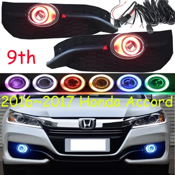

2016~2017year car bumper headlight for th9Accord fog projector lens light altima car accessories CCFL th9Accord headlamp