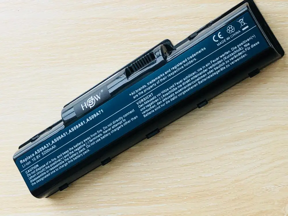Ноутбук Батарея для EMACHINE D525 D725 E525 E725 E527 E625 E627 G620 G627 G725 AS09A31 AS09A41 AS09A51 AS09A61 AS09A71