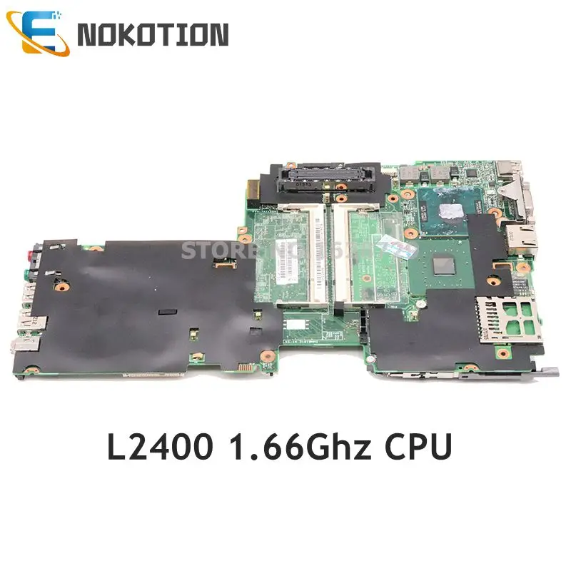 NOKOTION 42T0215 для IBM lenovo X60s ThinkPad системная материнская плата для ноутбука 48.4B501.05N L2400 1,66 ГГц Процессор DDR2