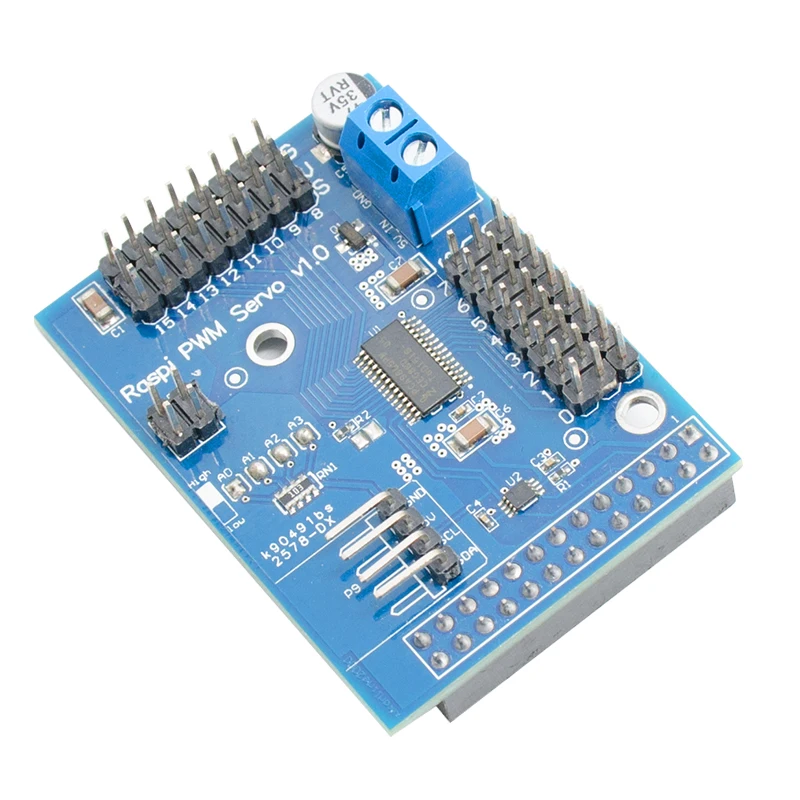 1 шт. Raspberry Pi 16-way Управление Плата расширения для Arduino Поддержка 256-way рулевой двигатель