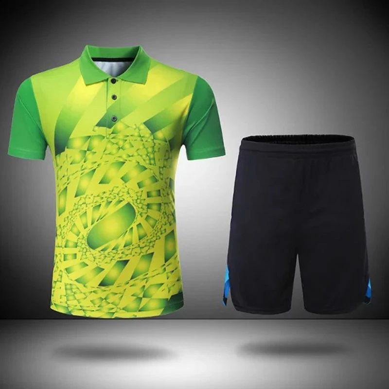 

Tracksuit Men & Women Shuttlecock Jersey Table Tennis training suits Short sleeve Badminton shirts & Badminton shorts Sportswear