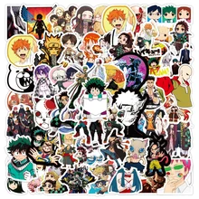 

10/30/50PCS Popular Anime Mix My Hero Academia/Jitsu/Titan/One Punch/Creative Graffiti Decal Gift Toy Sticker Wholesale