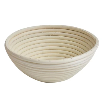 

Round Banneton Dough Rising Rattan Bread Proofing Baskets for Home Baking can CSV